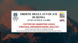 Oscar Legnani relatore all'evento di Ordine degli Avvocati di Roma